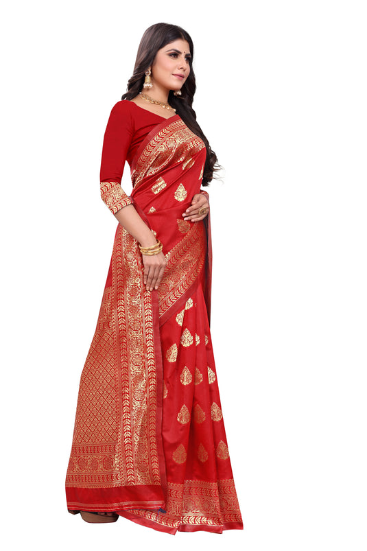 Banarasi Jacquard Silk Saree - thevendorvilla