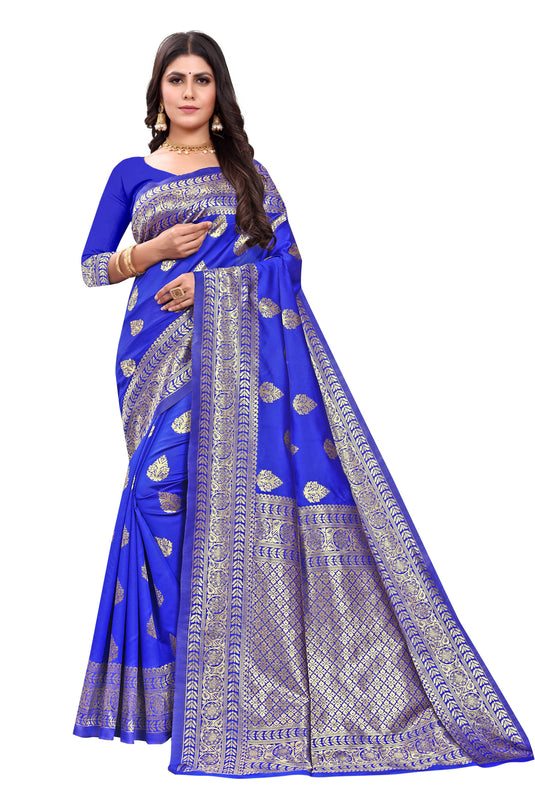 Banarasi Jacquard Silk Saree - thevendorvilla