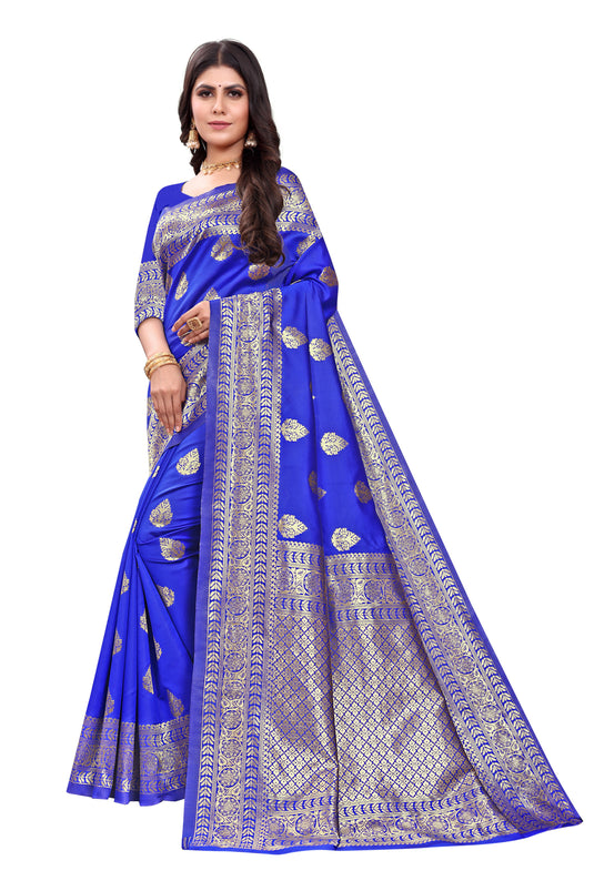 Banarasi Jacquard Silk Saree - thevendorvilla