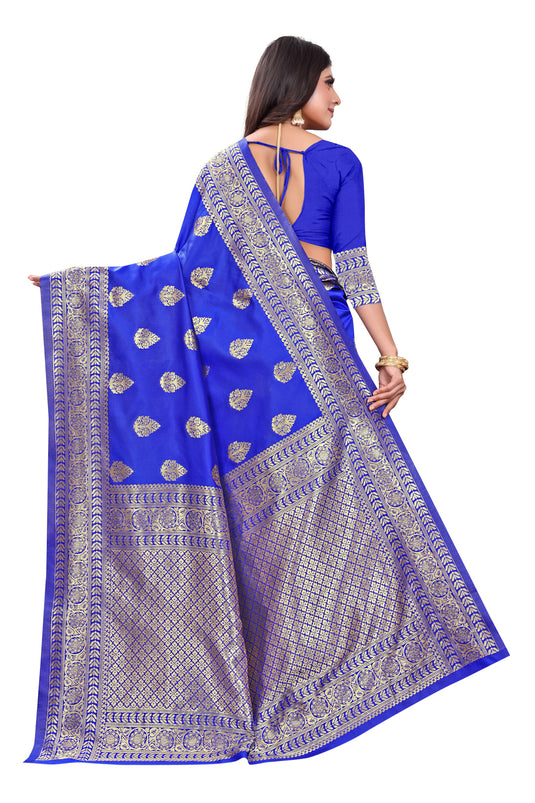 Banarasi Jacquard Silk Saree - thevendorvilla
