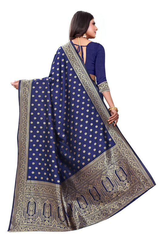 Banarasi Jacquard Silk Saree - thevendorvilla