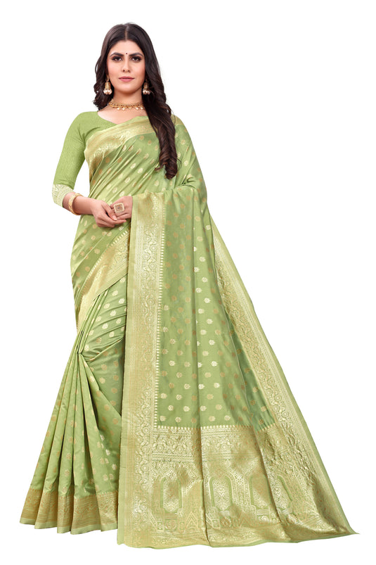 Banarasi Jacquard Silk Saree - thevendorvilla