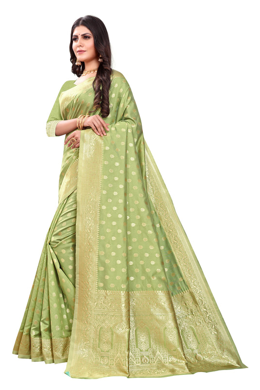 Banarasi Jacquard Silk Saree - thevendorvilla