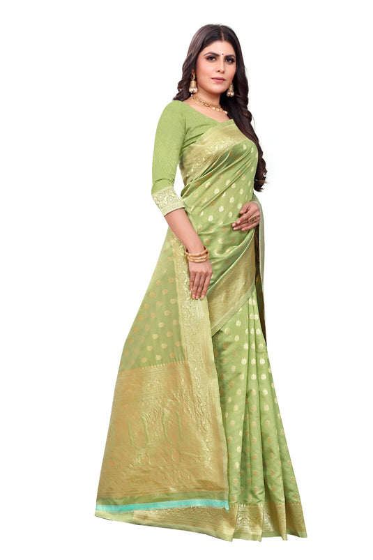 Banarasi Jacquard Silk Saree - thevendorvilla