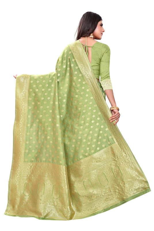 Banarasi Jacquard Silk Saree - thevendorvilla