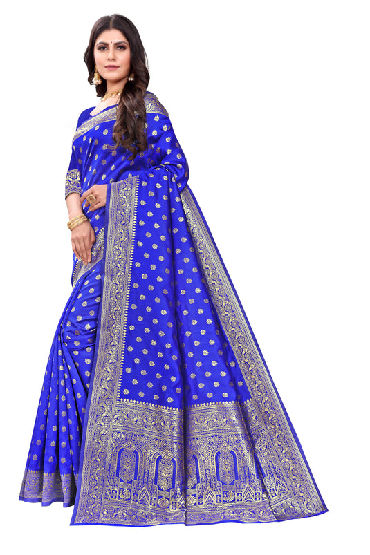 Banarasi Jacquard Silk Saree - thevendorvilla