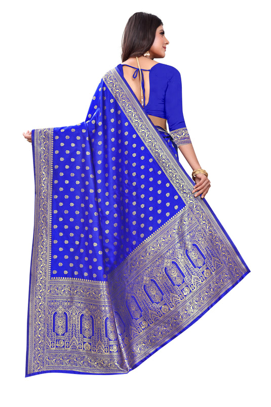 Banarasi Jacquard Silk Saree - thevendorvilla