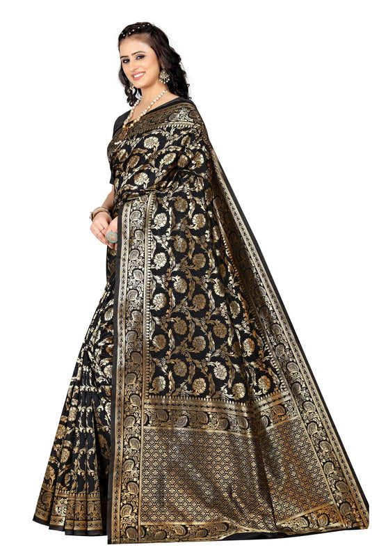 Banarasi Jacquard Silk Saree - thevendorvilla