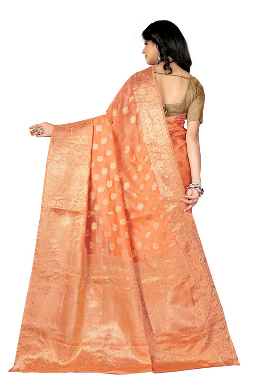 Enchanting Elegance: The Organza Symphony Saree - thevendorvilla