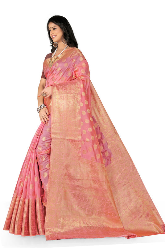 Enchanting Elegance: The Organza Symphony Saree - thevendorvilla