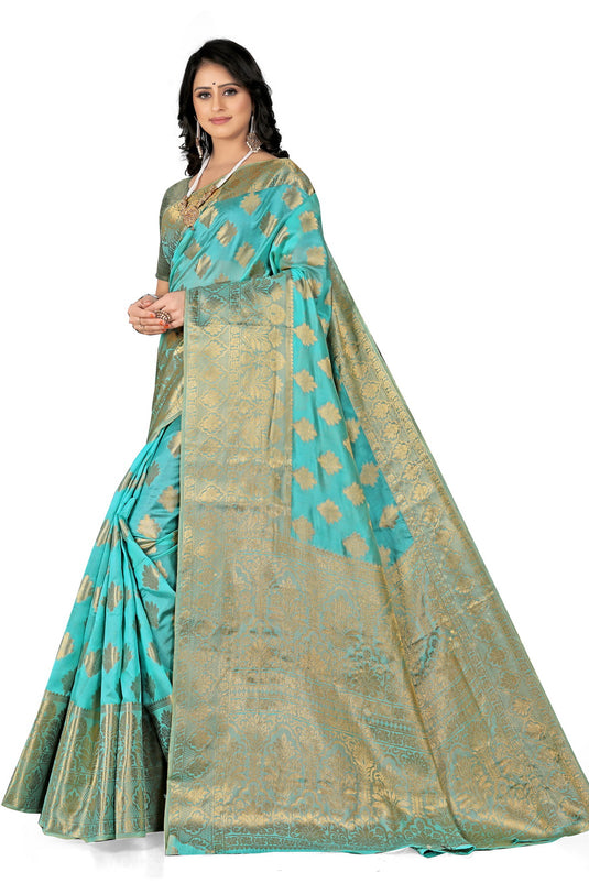 Enchanting Elegance: The Organza Symphony Saree - thevendorvilla