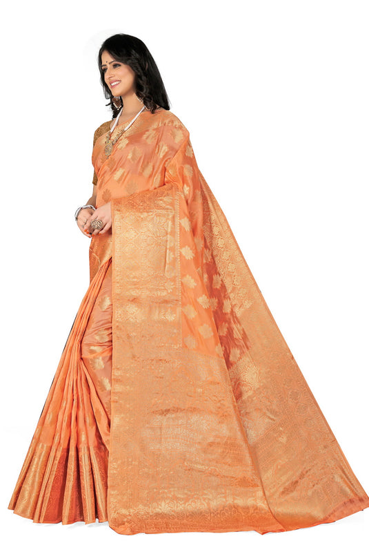 Enchanting Elegance: The Organza Symphony Saree - thevendorvilla