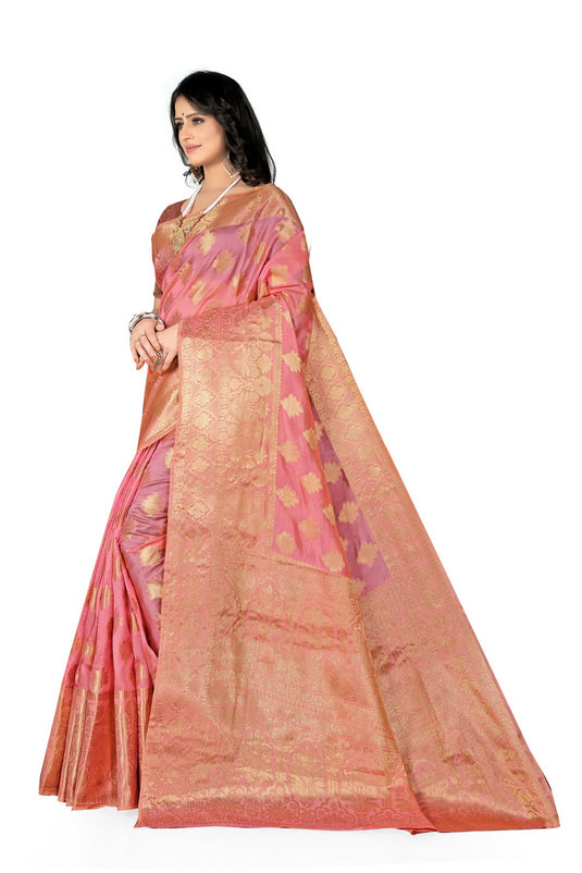 Enchanting Elegance: The Organza Symphony Saree - thevendorvilla