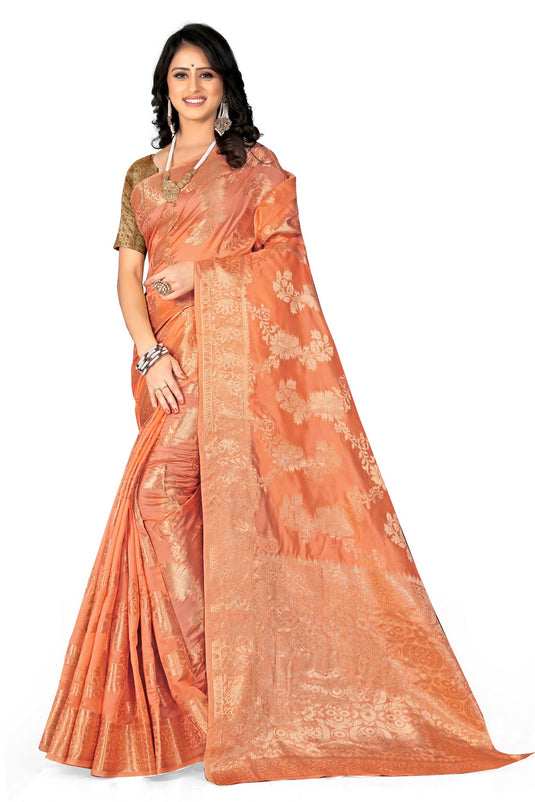 Enchanting Elegance: The Organza Symphony Saree - thevendorvilla