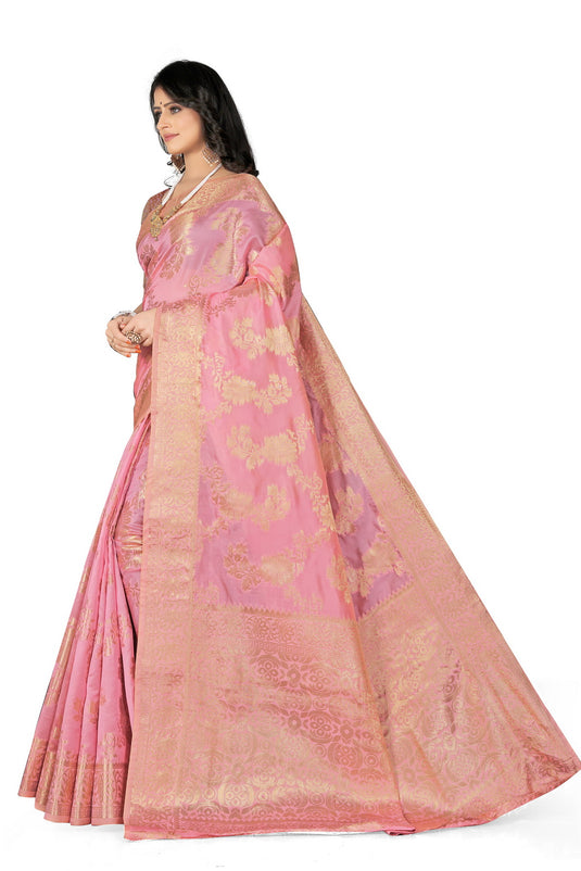 Enchanting Elegance: The Organza Symphony Saree - thevendorvilla