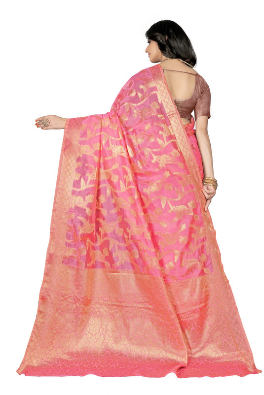 Enchanting Elegance: The Organza Symphony Saree - thevendorvilla