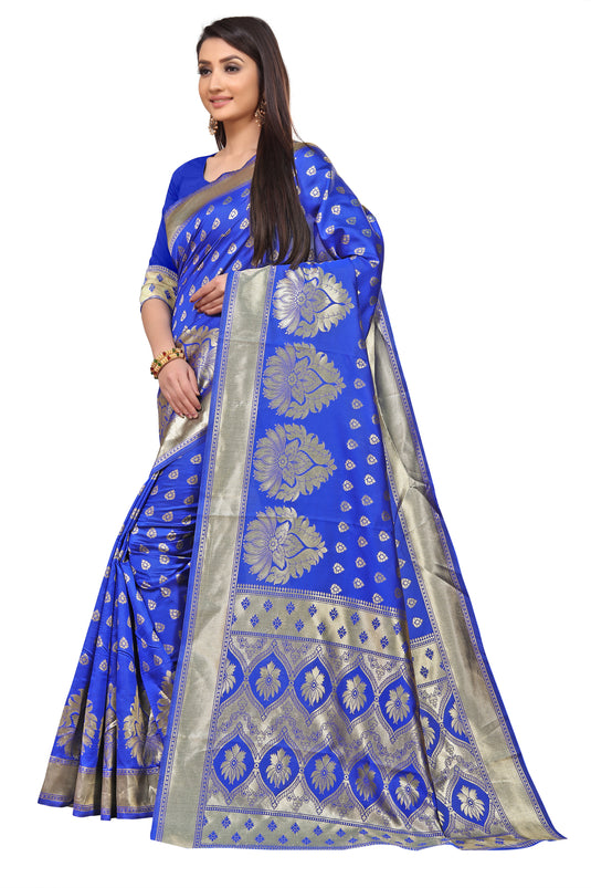 Banarasi Jacquard Silk Saree - thevendorvilla