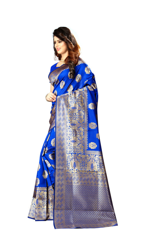Banarasi Jacquard Silk Saree - thevendorvilla