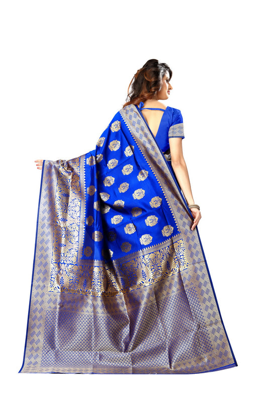 Banarasi Jacquard Silk Saree - thevendorvilla