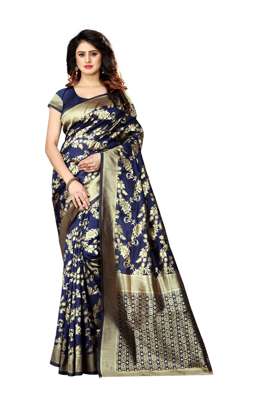Banarasi Jacquard Silk Saree - thevendorvilla