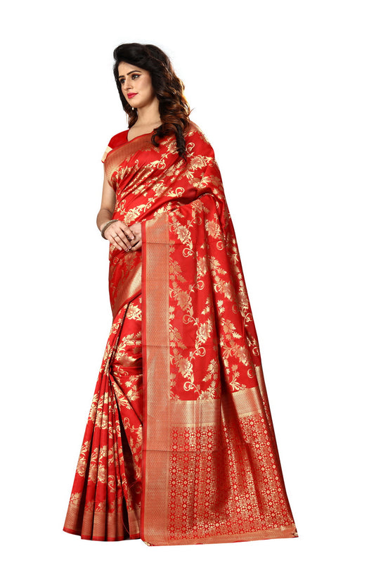 Banarasi Jacquard Silk Saree - thevendorvilla