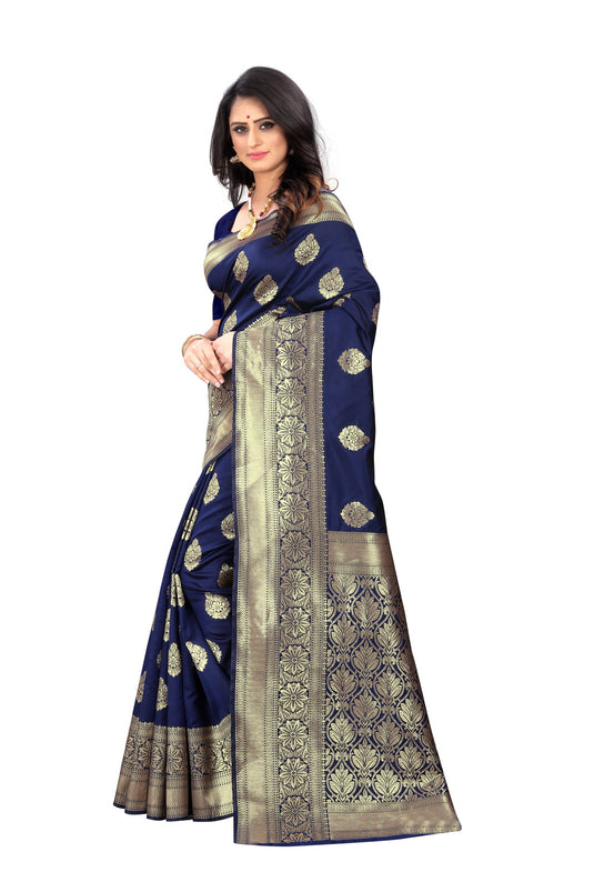 Banarasi Jacquard Silk Saree - thevendorvilla