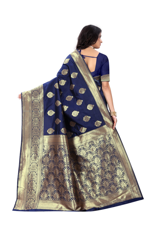 Banarasi Jacquard Silk Saree - thevendorvilla