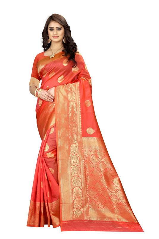 Banarasi Jacquard Silk Saree - thevendorvilla
