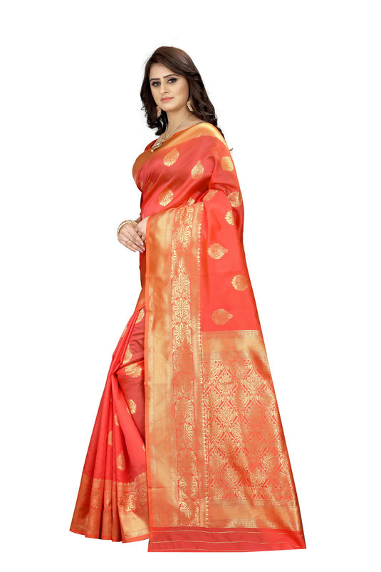 Banarasi Jacquard Silk Saree - thevendorvilla