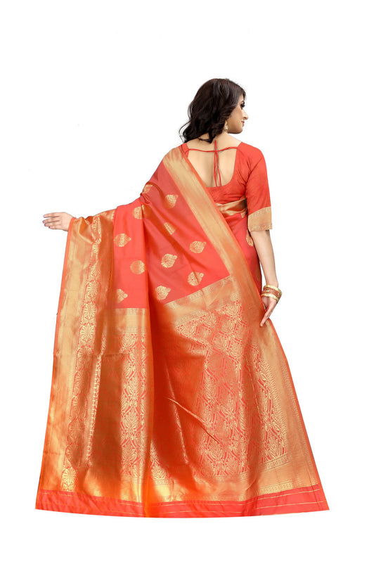 Banarasi Jacquard Silk Saree - thevendorvilla