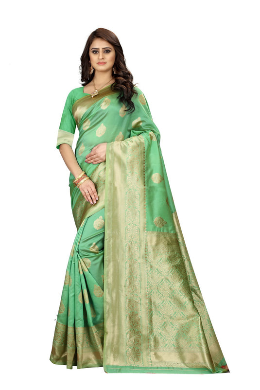Banarasi Jacquard Silk Saree - thevendorvilla