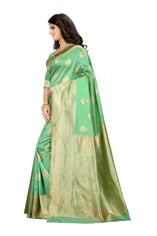 Banarasi Jacquard Silk Saree - thevendorvilla