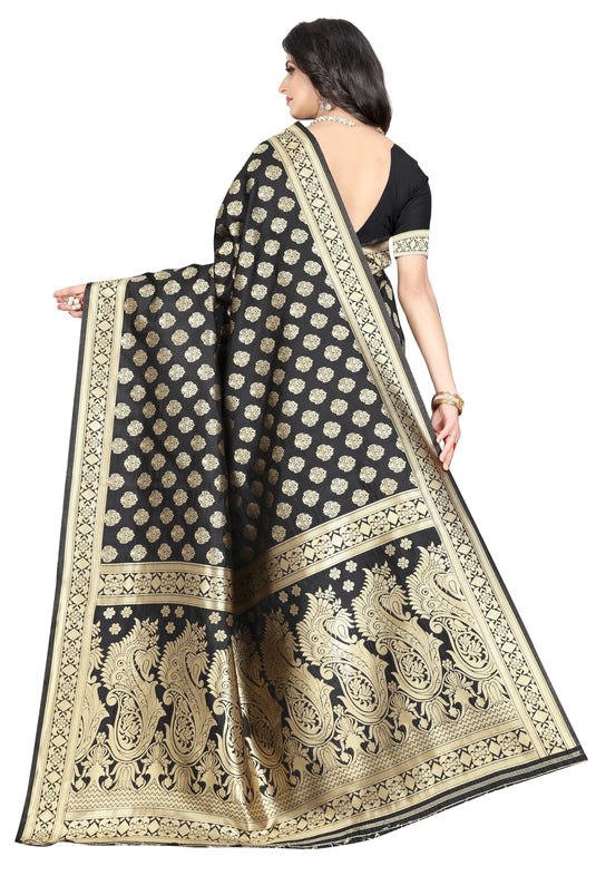 Banarasi Jacquard Silk Saree - thevendorvilla