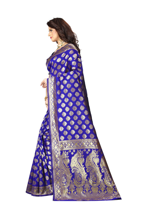 Banarasi Jacquard Silk Saree - thevendorvilla