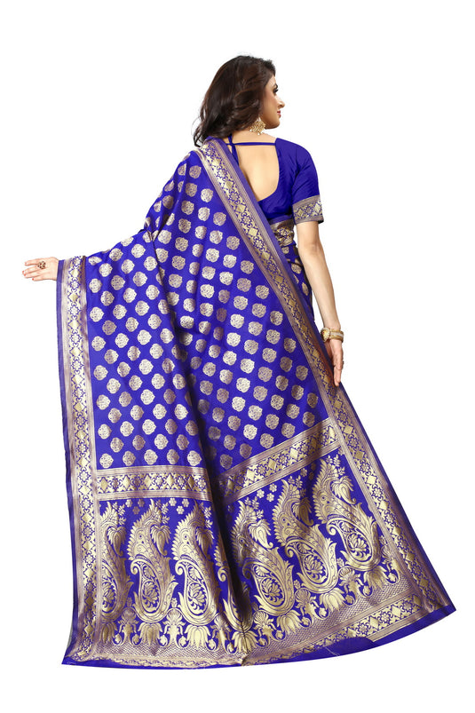 Banarasi Jacquard Silk Saree - thevendorvilla