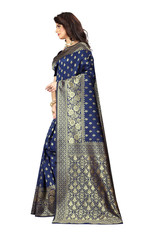 Banarasi Jacquard Silk Saree - thevendorvilla