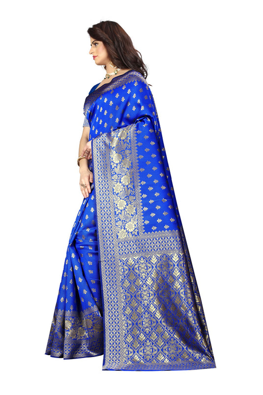 Banarasi Jacquard Silk Saree - thevendorvilla