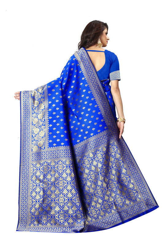 Banarasi Jacquard Silk Saree - thevendorvilla