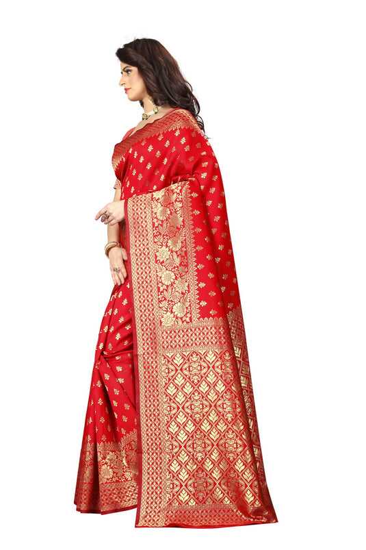 Banarasi Jacquard Silk Saree - thevendorvilla