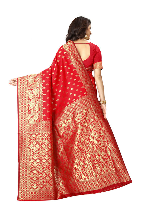 Banarasi Jacquard Silk Saree - thevendorvilla