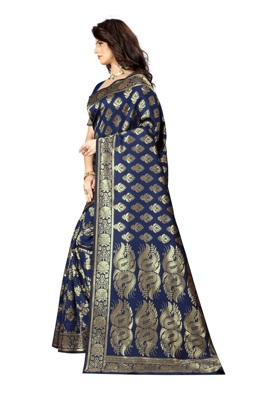 Banarasi Jacquard Silk Saree - thevendorvilla