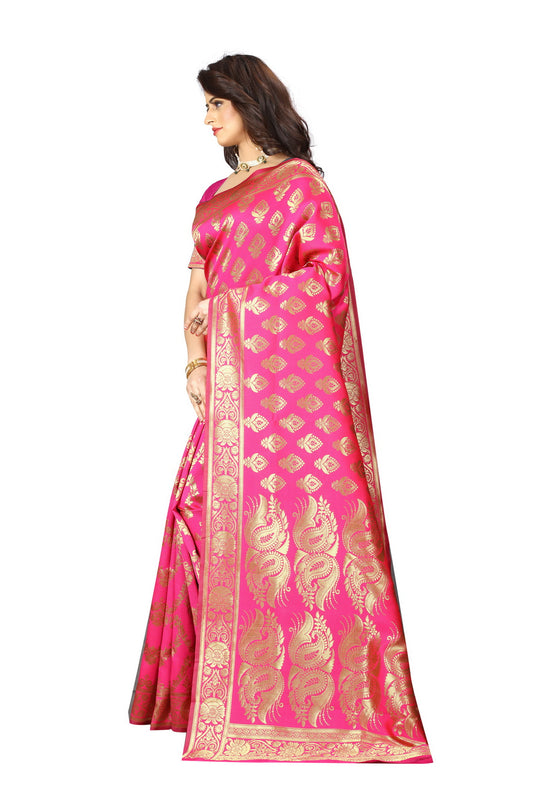 Banarasi Jacquard Silk Saree - thevendorvilla