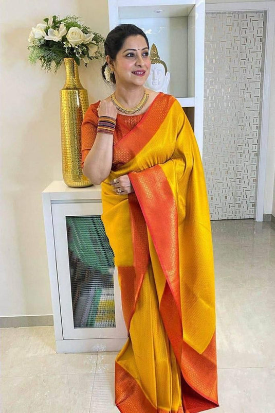 Beautiful Rich Pallu & Jaccquard Work On All Over Saree - thevendorvilla