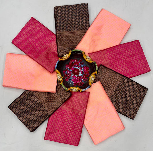 Beautiful Rich Pallu & Jaccquard Work On All Over Saree - thevendorvilla