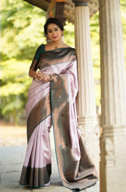 Beautiful Rich Pallu & Jaccquard Work On All Over Saree - thevendorvilla