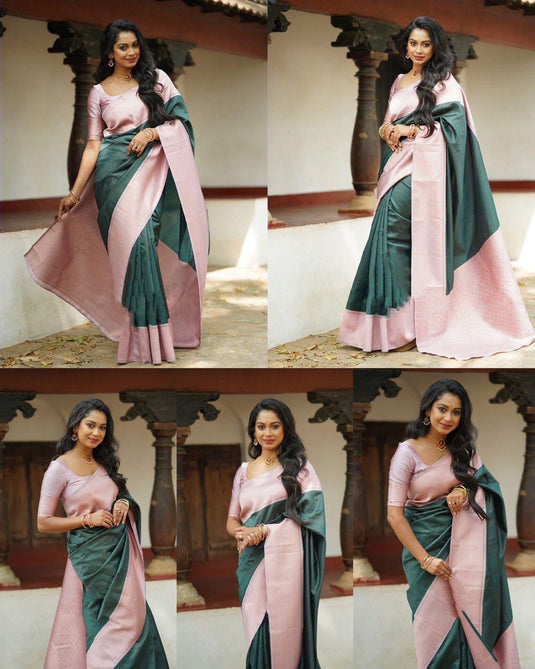 Beautiful Rich Pallu & Jaccquard Work On All Over Saree - thevendorvilla