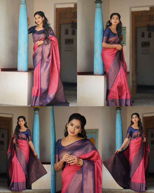 Beautiful Rich Pallu & Jaccquard Work On All Over Saree - thevendorvilla