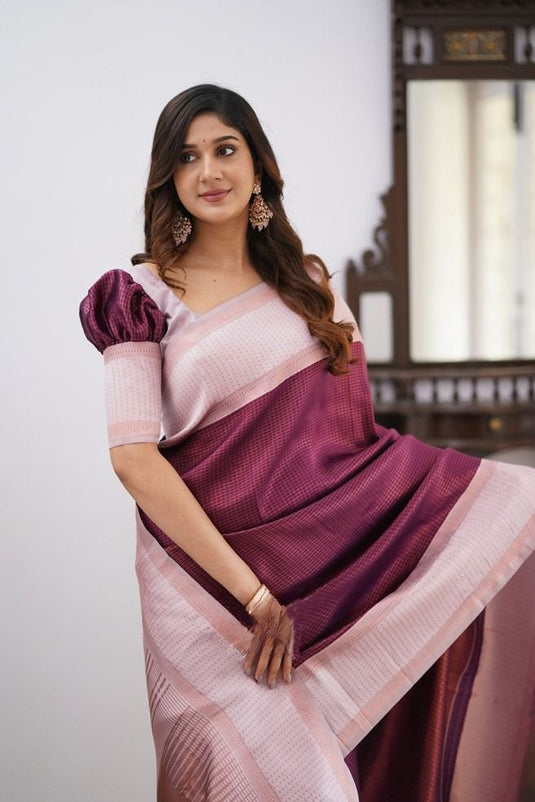 Beautiful Rich Pallu & Jaccquard Work On All Over Saree - thevendorvilla