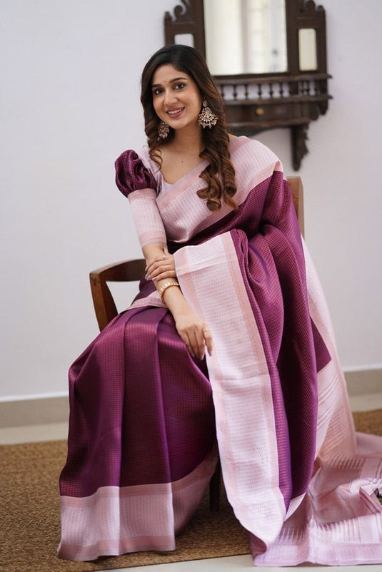 Beautiful Rich Pallu & Jaccquard Work On All Over Saree - thevendorvilla