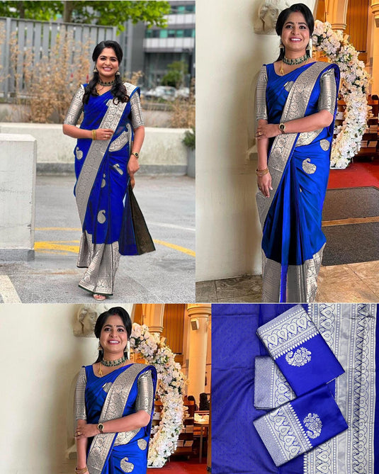 Beautiful Rich Pallu & Jaccquard Work On All Over Saree - thevendorvilla